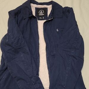 Volcom Men's Deep Blue Lightweight Jacket